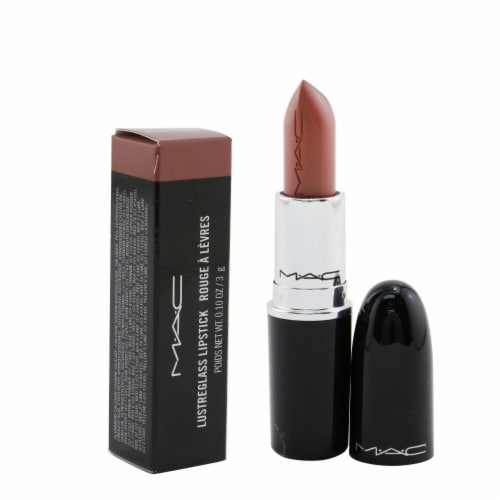 MAC Lustreglass Lipstick 540 Thanks, It’s M.A.C! (Taupey Pink Nude With Silver, 1 unit