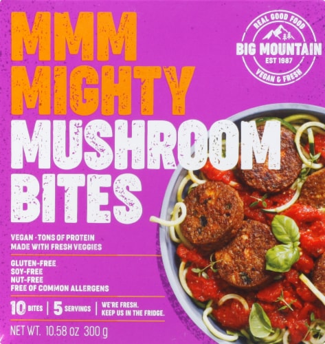 Big Mountain Foods Mighty Mushroom Bites Perspective: back