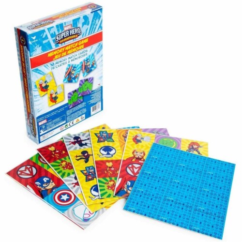 Marvel Super Hero Adventures Memory Match Game Perspective: back