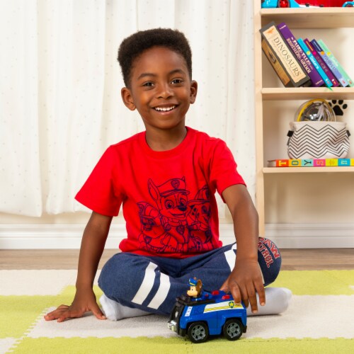 Spin Master Nickelodean Paw Patrol Chase Dog + Patrol Cruiser Police Perspective: back