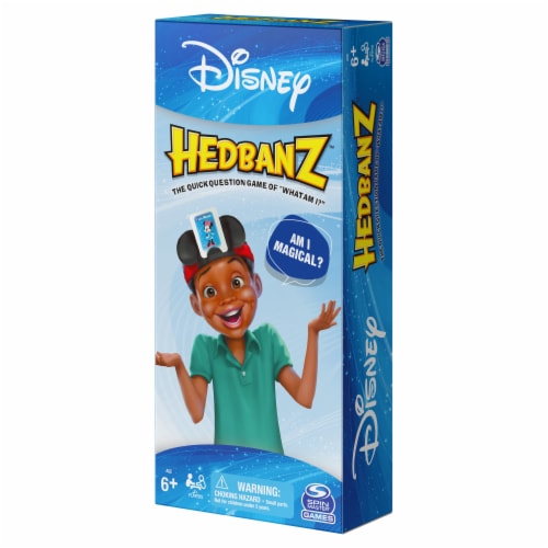 Spin Master Games Hedbanz Picture Guessing Card Game Disney Pack Perspective: back