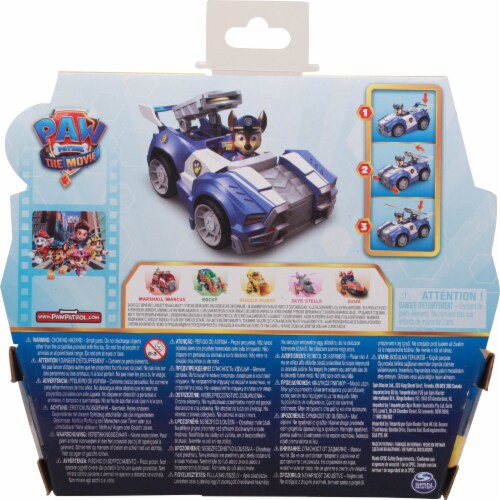 Paw Patrol The Movie™ Chase Deluxe Vehicle Perspective: back