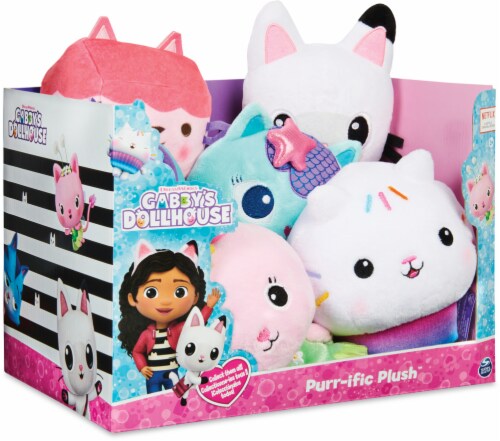 Gabby's Dollhouse Baby Box Cat Plush Perspective: back