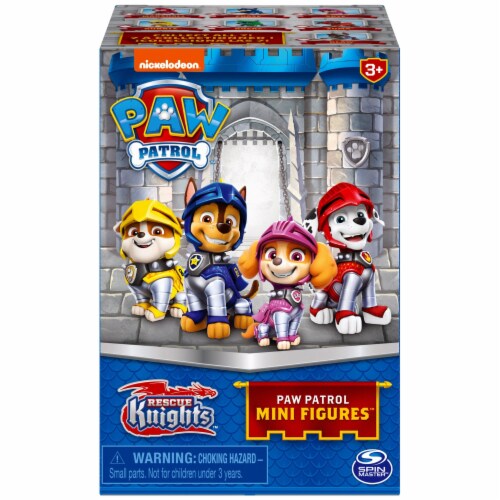 PAW Patrol: Rescue Knights, Surprise Mini Figures in Castle Container (Style May Vary) Perspective: back