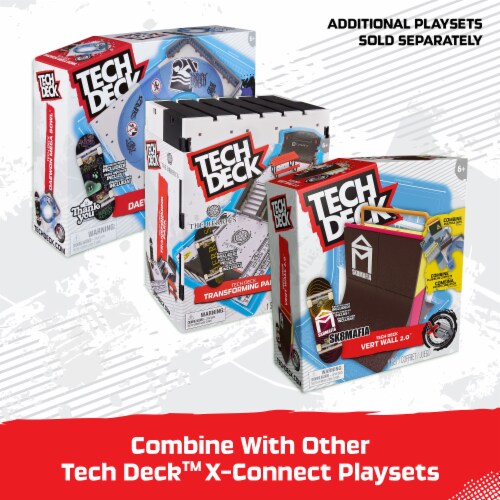 Spinmaster Transforming Park Tech Deck Set Perspective: back