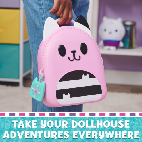 Dreamworks Gabby"s Dollhouse Gabby Girl On-The-Go Travel Set Perspective: back