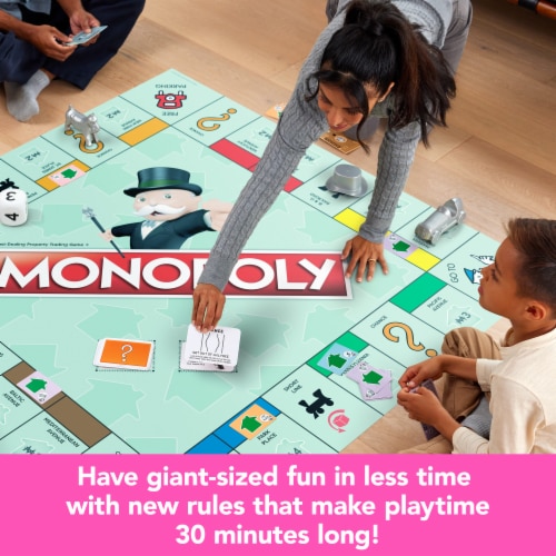 Monopoly® Giant Edition Board Game Perspective: back