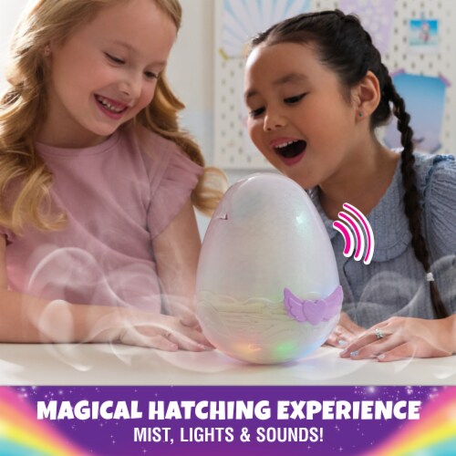 Hatchimals Alive™ Mystery Hatch™ Puffcorn Plush Figure Perspective: back