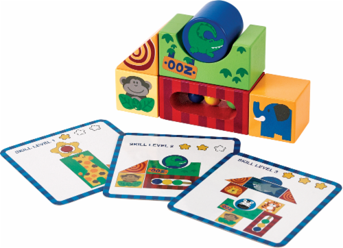 Cardinal Games Stephen Joseph Lil' Builder Wooden Blocks Game Perspective: back