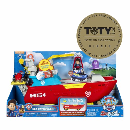 Nickelodeon Paw Patrol Sea Patroller Transforming Vehicle with Lights Sounds 1 Piece Harris Teeter
