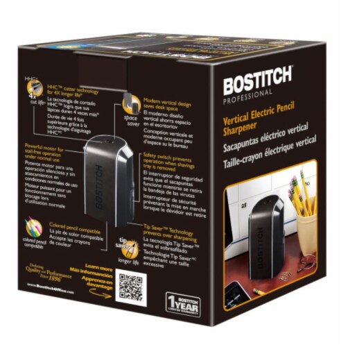 Bostitch® Professional Vertical Electric Pencil Sharpener Perspective: back