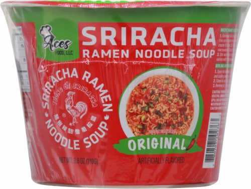 Huy Fong Original Sriracha Ramen Noodle Soup Perspective: back