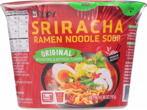 Choi™ Original Sriracha Ramen Noodle Soup Perspective: back