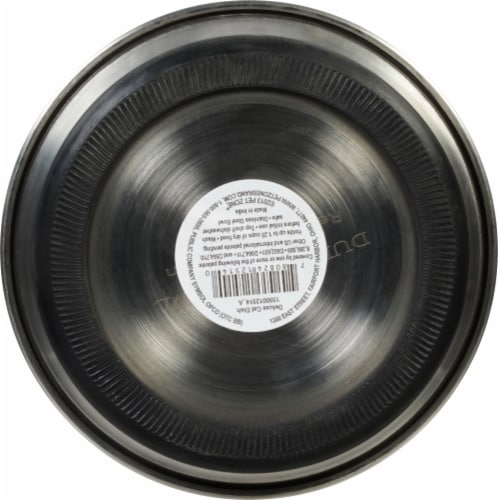Pet Zone® Original No Slip Stainless Steel Cat Dish Perspective: back