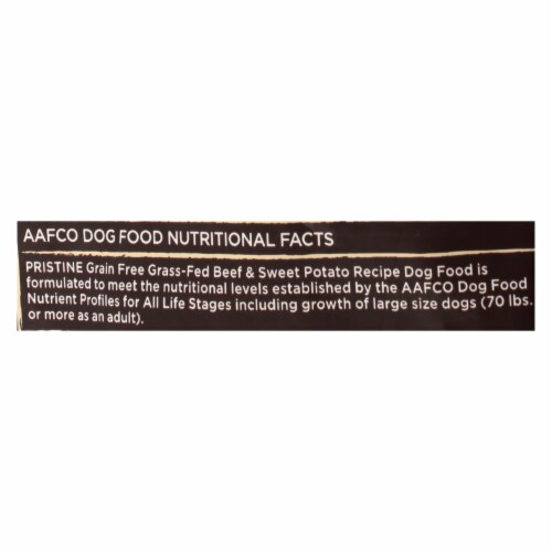Castor and Pollux Grain Free Beef & Sweet Potato with Raw Bites Dry Organic Dog Food Perspective: back