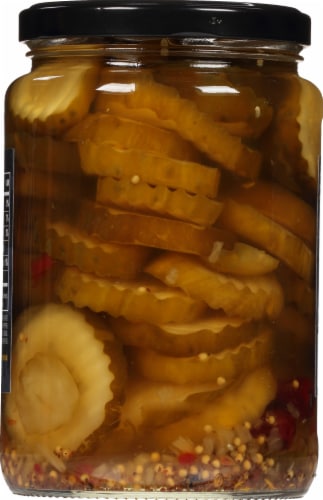 Famous Dave's® Devil's Spit Pickle Chips Perspective: back