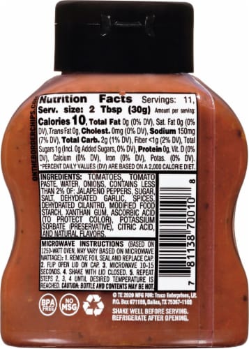 On the Border® Squeeze Medium Salsa Perspective: back