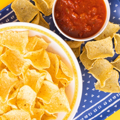 On the Border® Fiesta Dippin' Tortilla Chips Perspective: back