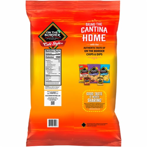 On the Border Café Style Tortilla Chips, 11 oz - Kroger