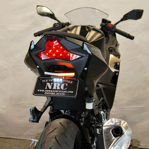 New Rage Cycles N400FE Kawasaki Ninja 400 Fender Eliminator with Turn
