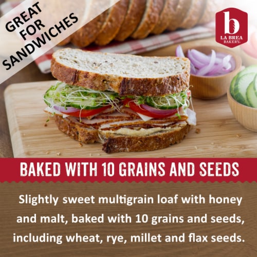 La Brea Bakery Whole Grain Loaf Perspective: back