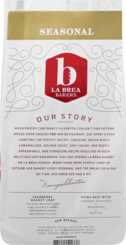 La Brea Limited Edition Cranberry Walnut Loaf Perspective: back