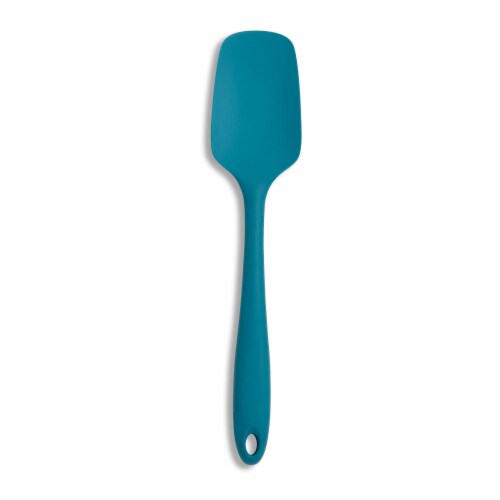 Mrs. Anderson's Baking Silicone Spoon Spatula, Flexible and Non-Stick, Turquoise Perspective: back