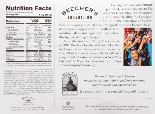 Beecher's Cheese Curd Lasagna with Meat Perspective: back