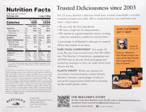 Beecher's Hatch Chile Mac & Cheese Perspective: back