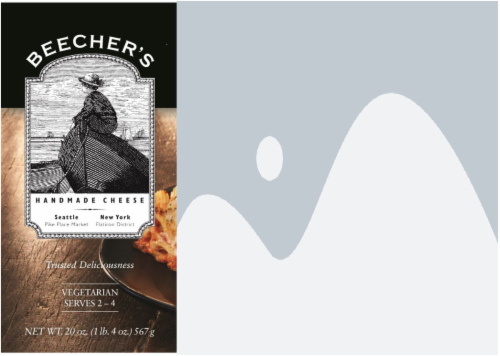 Beecher's Cheese Curd Lasagna with Meat Sauce Perspective: back