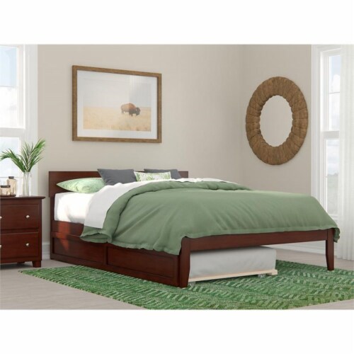 Queen trundle on sale with twin