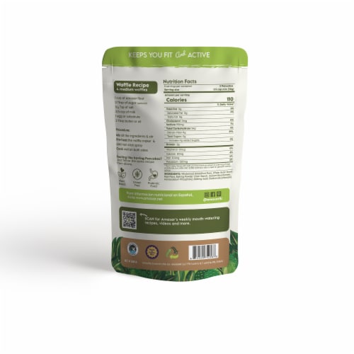 Amasar - Breadfruit Pancake and Waffle Mix 8.5 oz - 3pk (Save 15% this Earth Month) Perspective: back