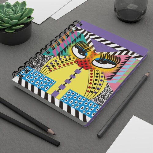 Lined Notebook Spiral Anime Character Owl College Ruled Notebook for Journaling Perspective: back