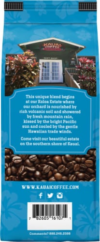 Kauai Coffee® Dark Roast Ground Coffee Perspective: back