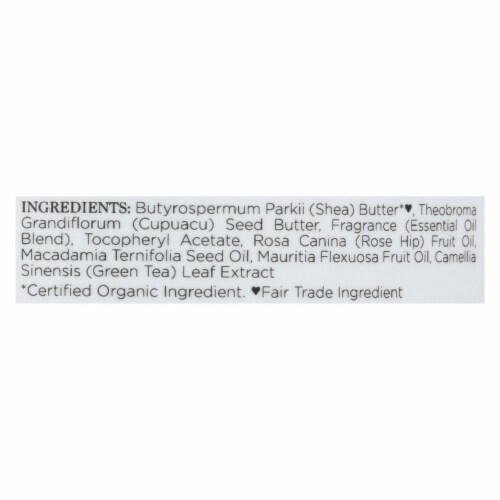Nubian Heritage Shea Butter - 100 Percent Organic - Patchouli and Buriti - 4 oz. Perspective: back