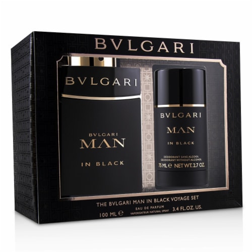 Streng Etablering våben Bvlgari In Black Coffret: EDP Spray 100ml/3.4oz + Deodorant Stick  75ml/2.7oz 2pcs, 2pcs - Pay Less Super Markets