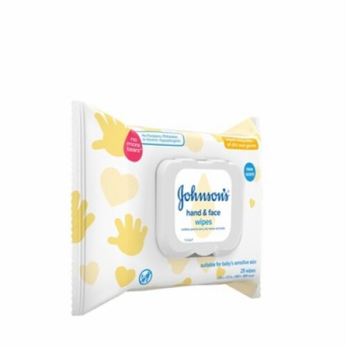 Johnson's Hand & Face Wipes (Pack of 36) Perspective: back