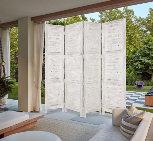 Screen Gems Nantucket Screen, SG-53 White Perspective: back