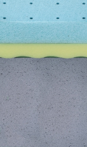 Cool Jewel 10" Queen Mattress Perspective: back