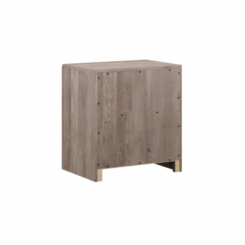 Emerald Home Furnishings Lakeview Oakley 2 Drawer Nightstand Perspective: back