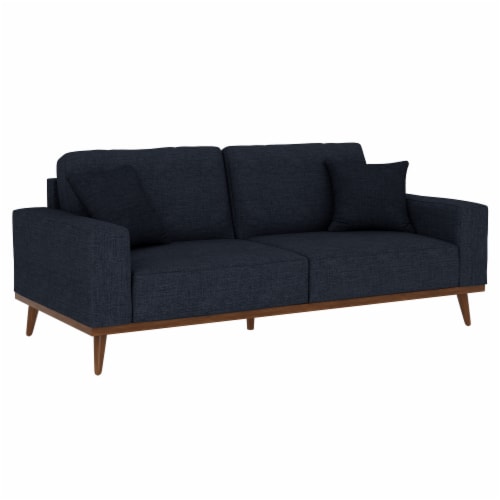 Emerald Home Furnishings Lakeview Presley Sofa - Navy Blue Perspective: back