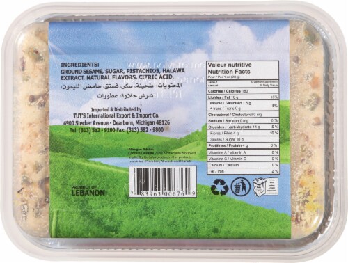Lebanon Valley Halawa Pistachios Perspective: back