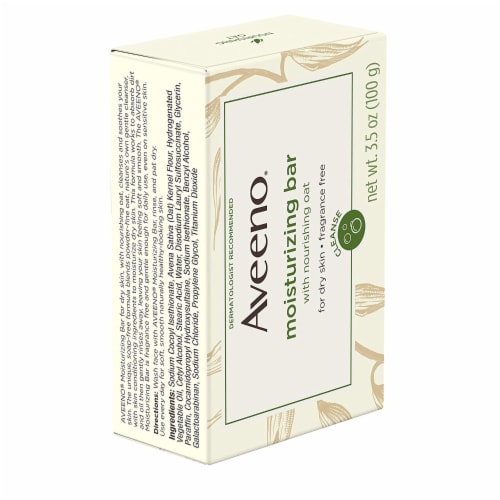 AVEENO Naturals Moisturizing Bar for Dry Skin 3.50 oz Perspective: back