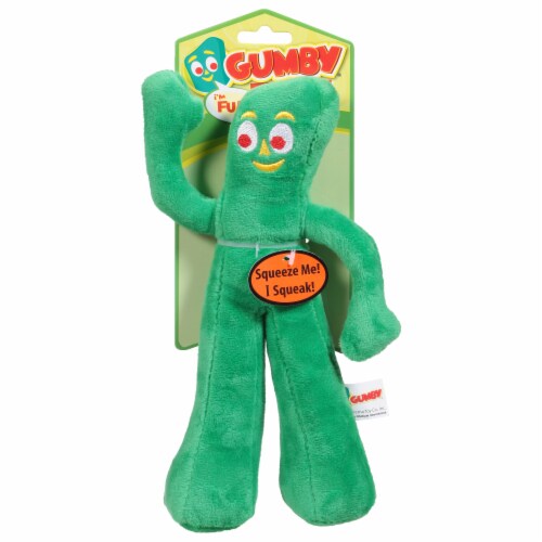 Multipet® Gumby Plush Dog Toy Perspective: back