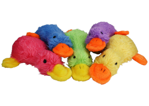 Multipet Duckworth Dog Toy - Pink / Blue Perspective: back