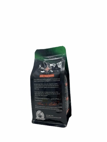 North Pole Coffee Roasting Company Medium Blend Roast Perspective: back