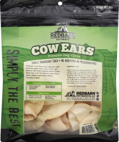 Red Barn® Cows Ears Premium Dog Chews Perspective: back