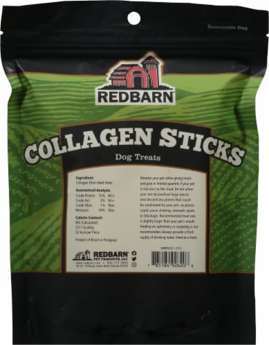 Redbarn® Small Collagen Sticks All Natural Dog Treats Perspective: back