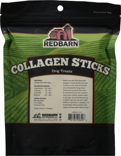 Redbarn® Small Collagen Sticks All Natural Dog Treats Perspective: back