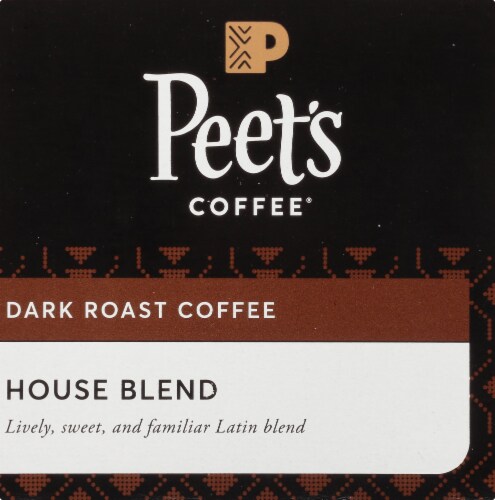 Peet's® House Blend Dark Roast K-Cup Coffee Pods Perspective: back